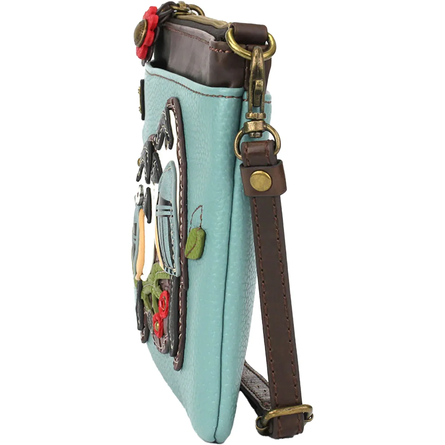Chala Chickadee Mini Crossbody Blue Synthetic