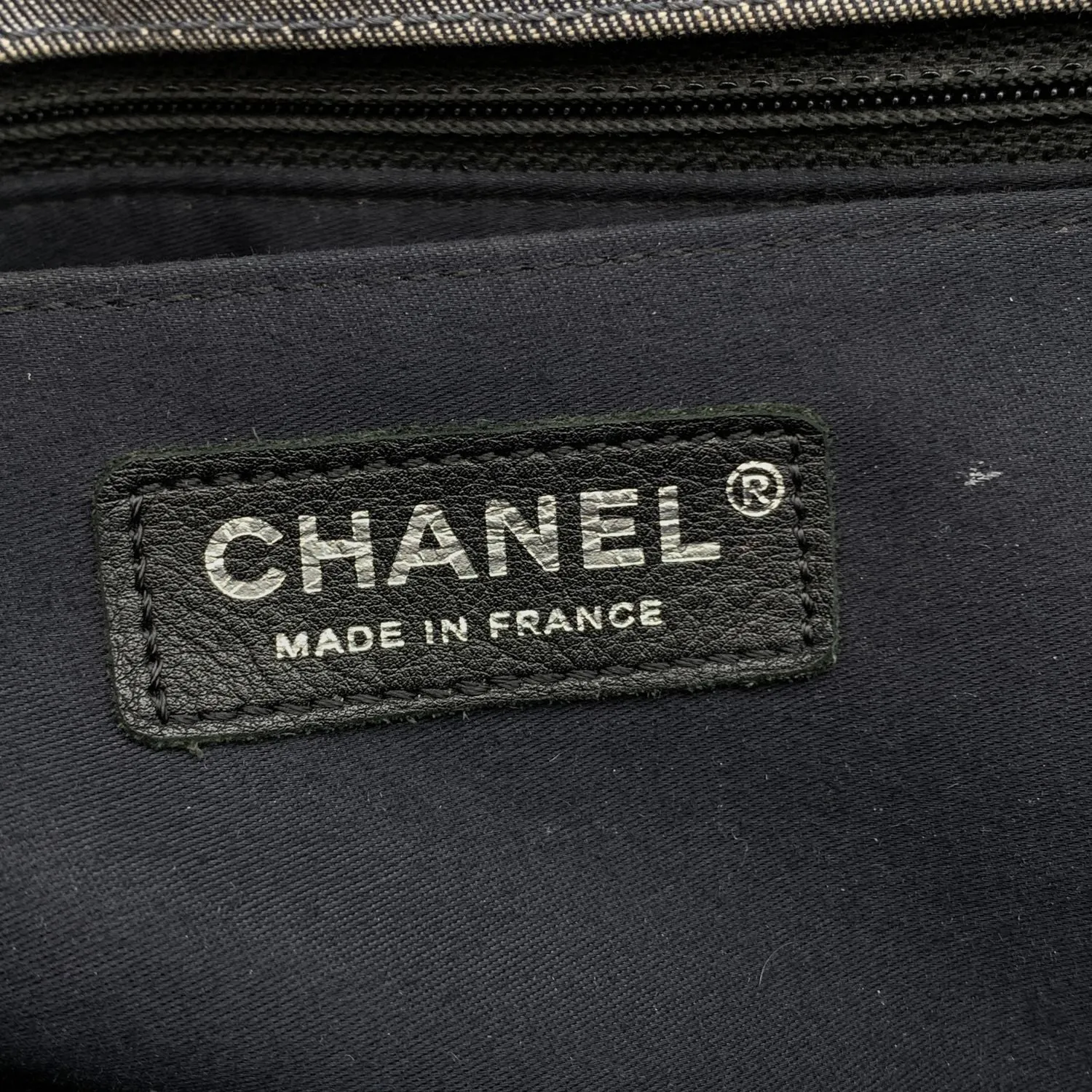 Chanel 2015 Blue Denim Patchwork Timeless Jumbo Single Flap Bag