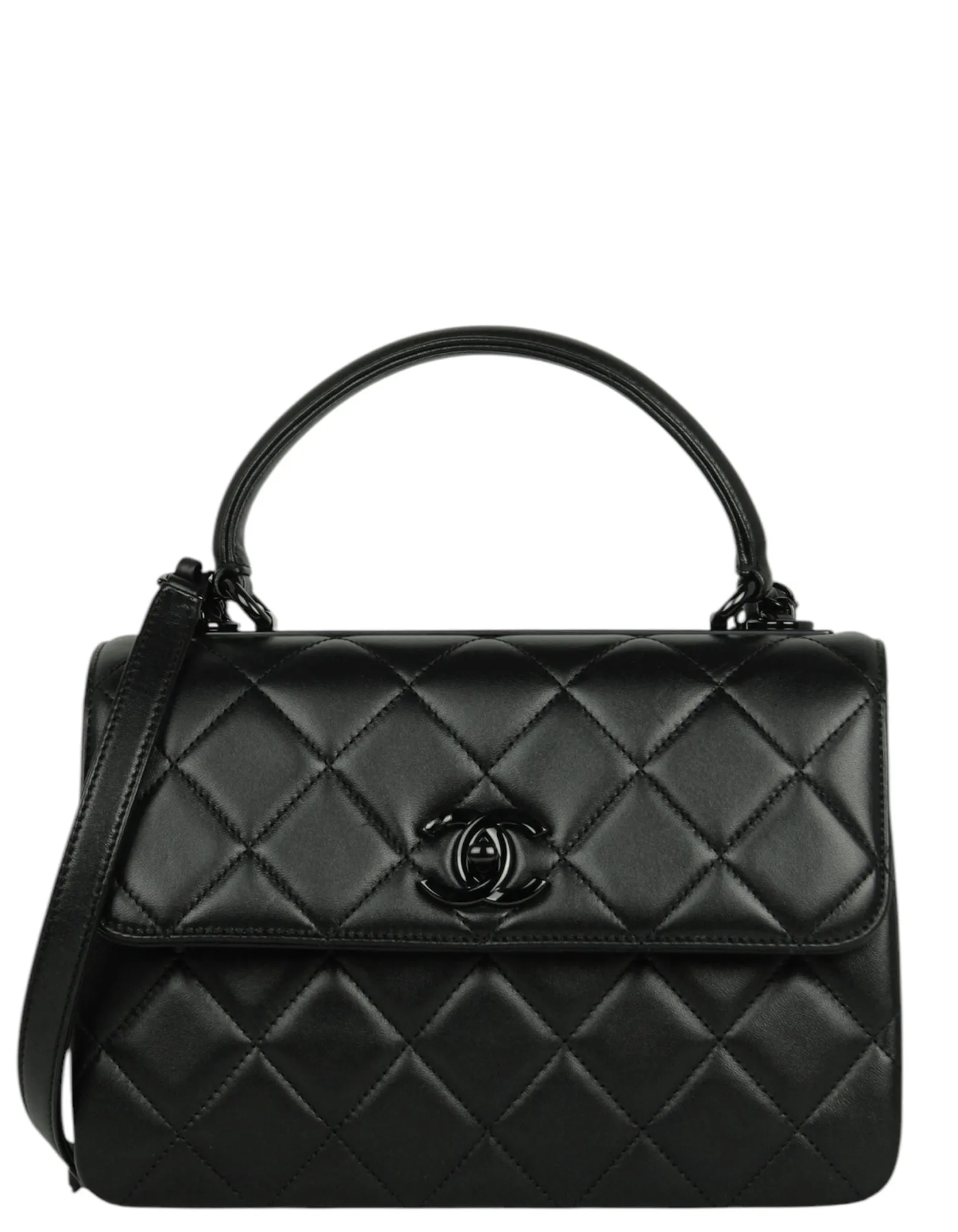 Chanel '24 SO Black Small Trendy CC Dual Handle Flap Bag