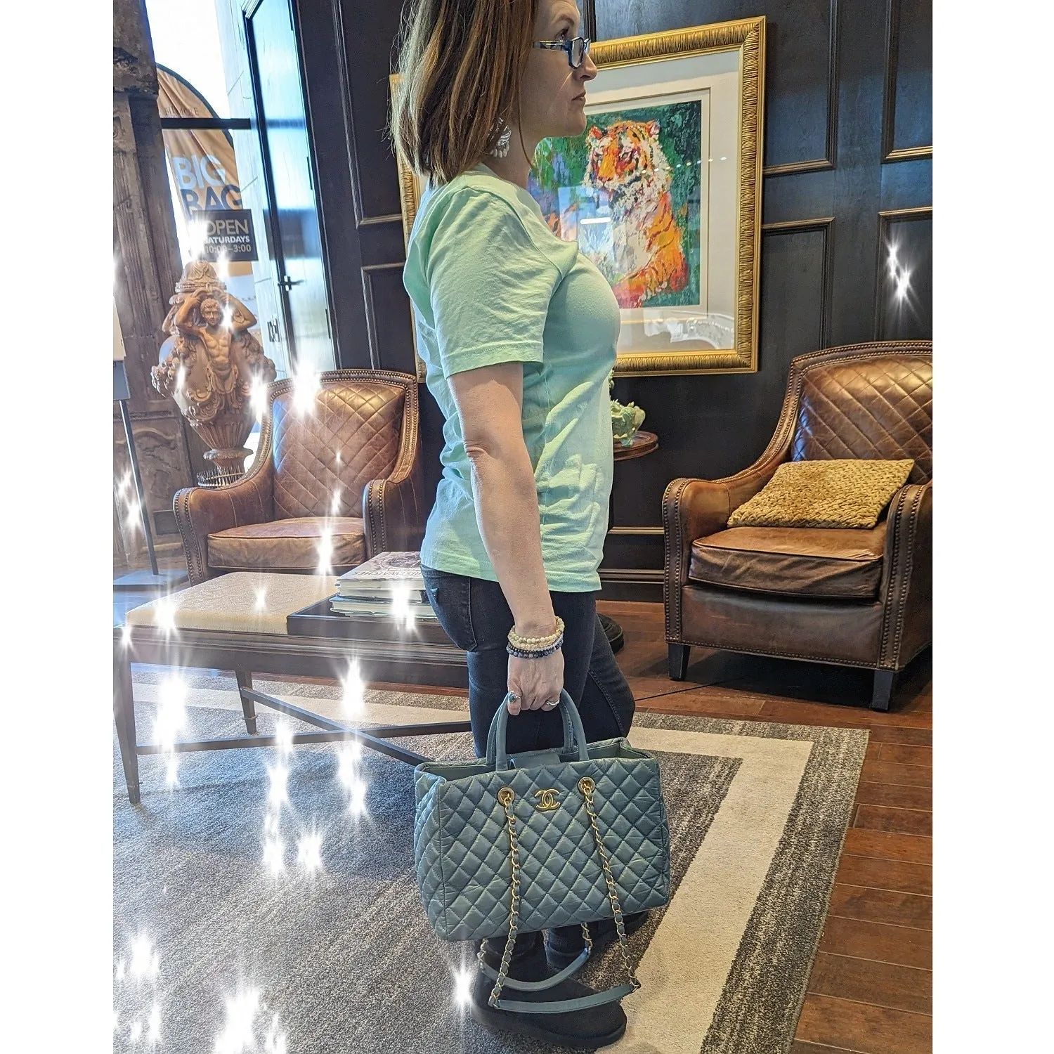 Chanel bag Aged Calfskin Coco Allure Shopping Tote