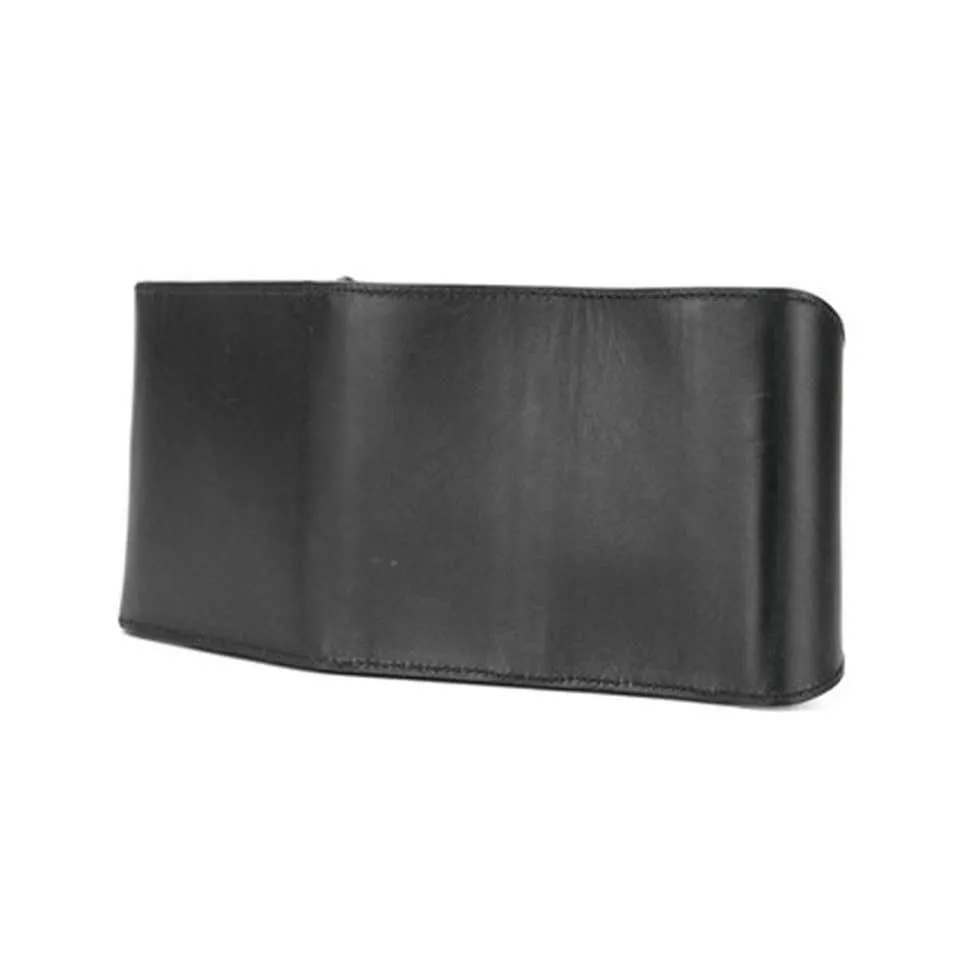 Chanel Belt Rare Vintage Waist Bum Fanny Pack Black Calfskin Leather Fanny Pack