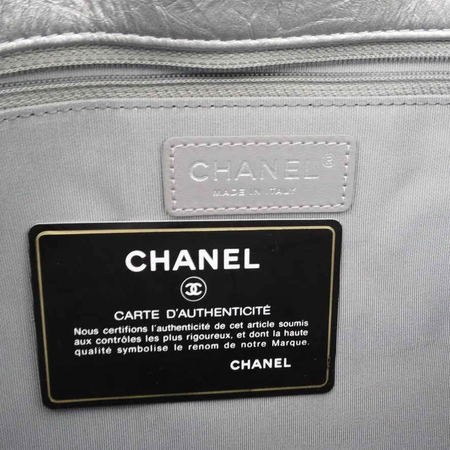 Chanel Big Bang Chain Flap Bag Metallic Crumpled Calfskin