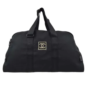 Chanel Black Nylon Sport Line Duffle Gym