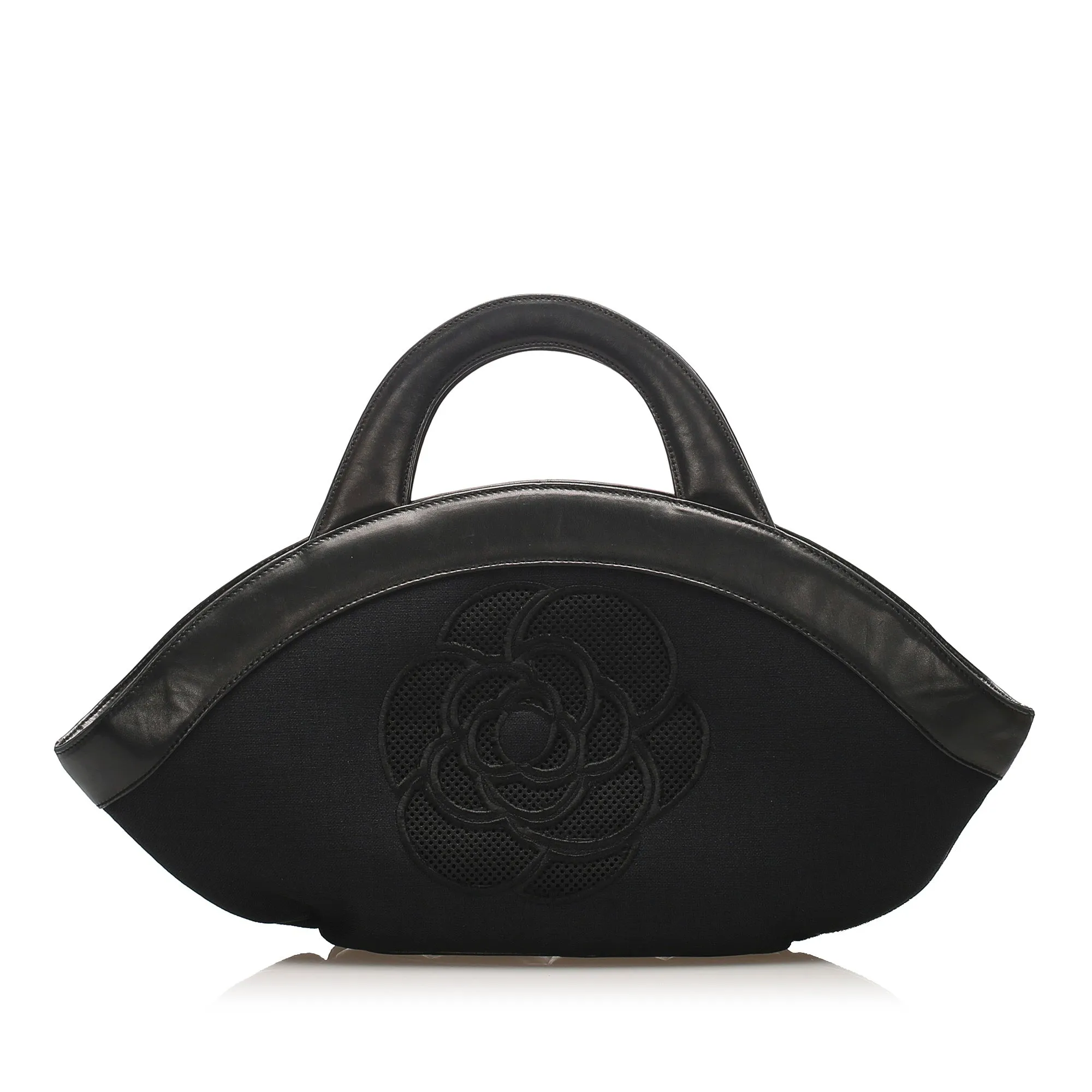 Chanel Camelia Handbag Black