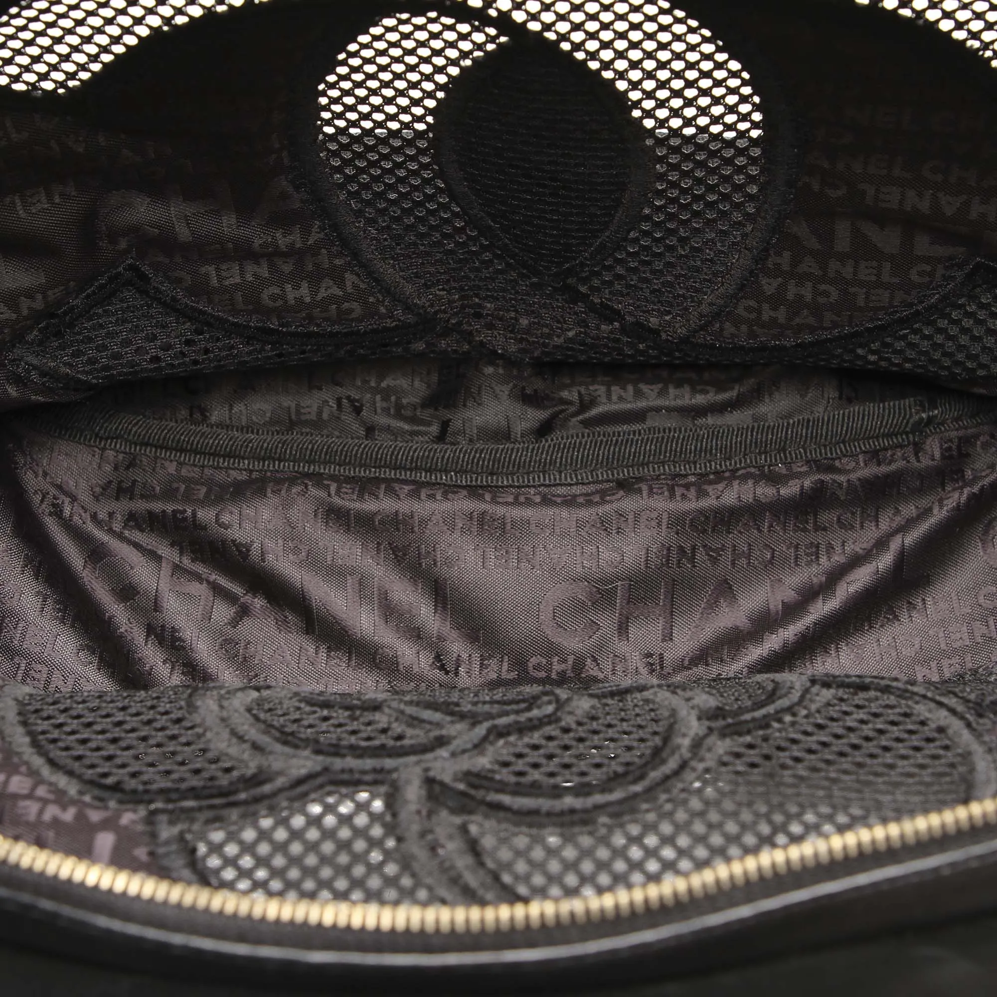 Chanel Camelia Handbag Black