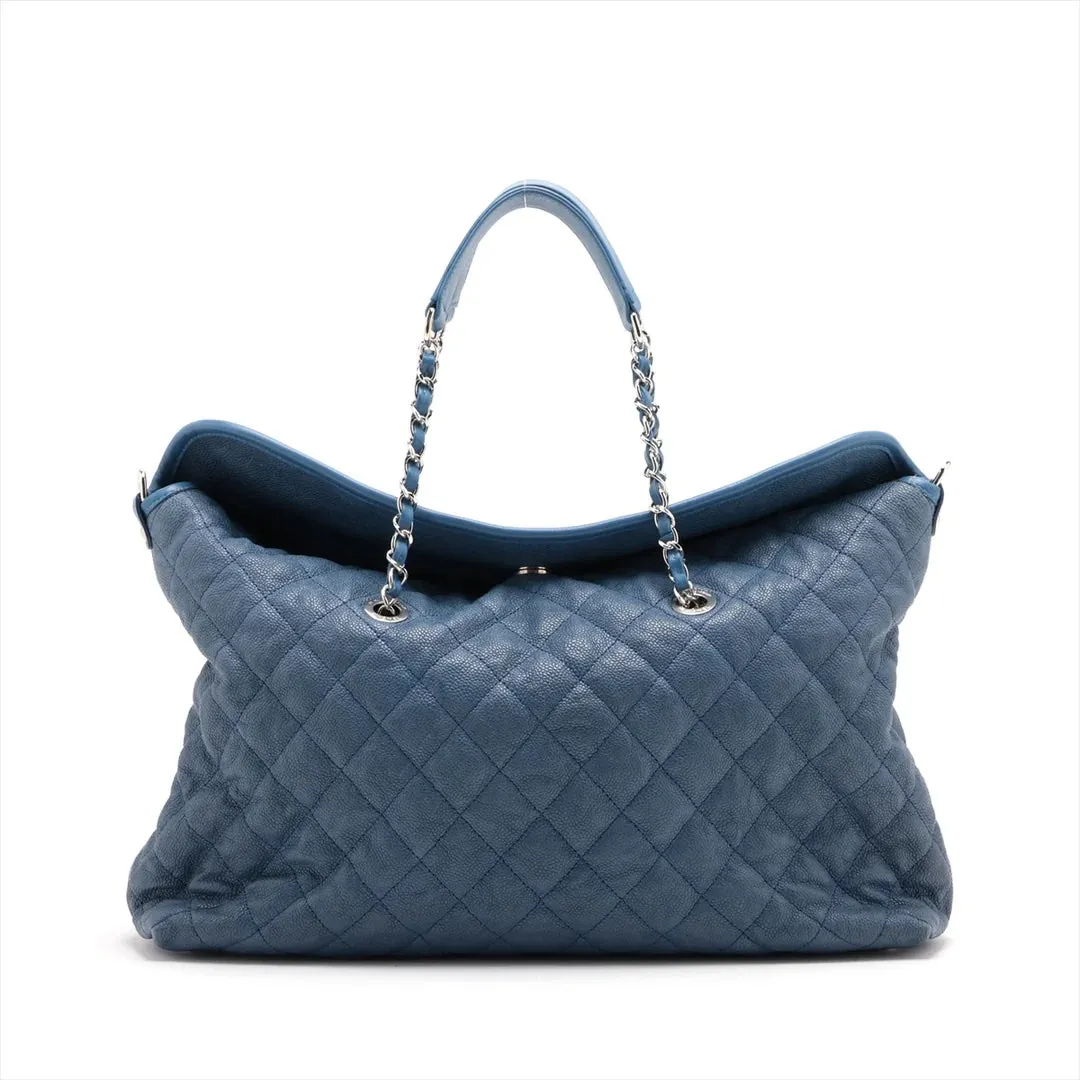 CHANEL CAVIAR QUILTED FRENCH RIVIERA HOBO BAG-HS