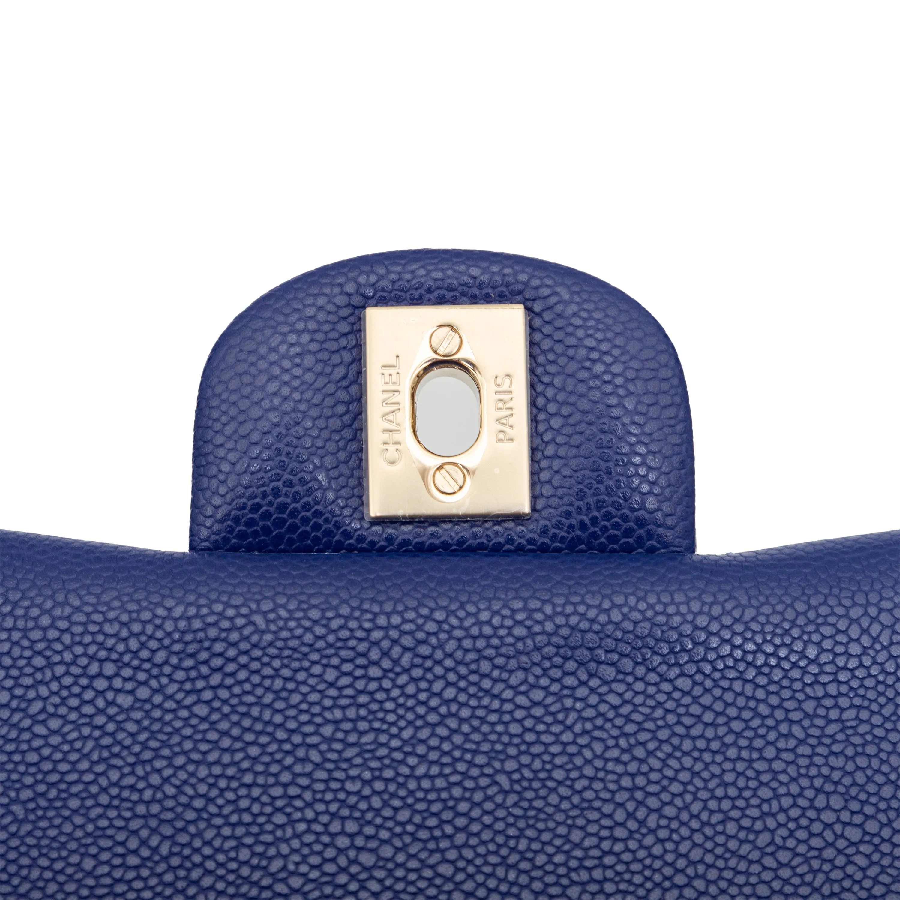 Chanel Caviar Quilted Leather Double Flap Bag - '20s