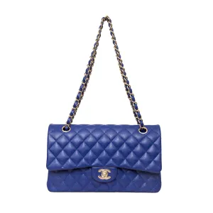 Chanel Caviar Quilted Leather Double Flap Bag - '20s