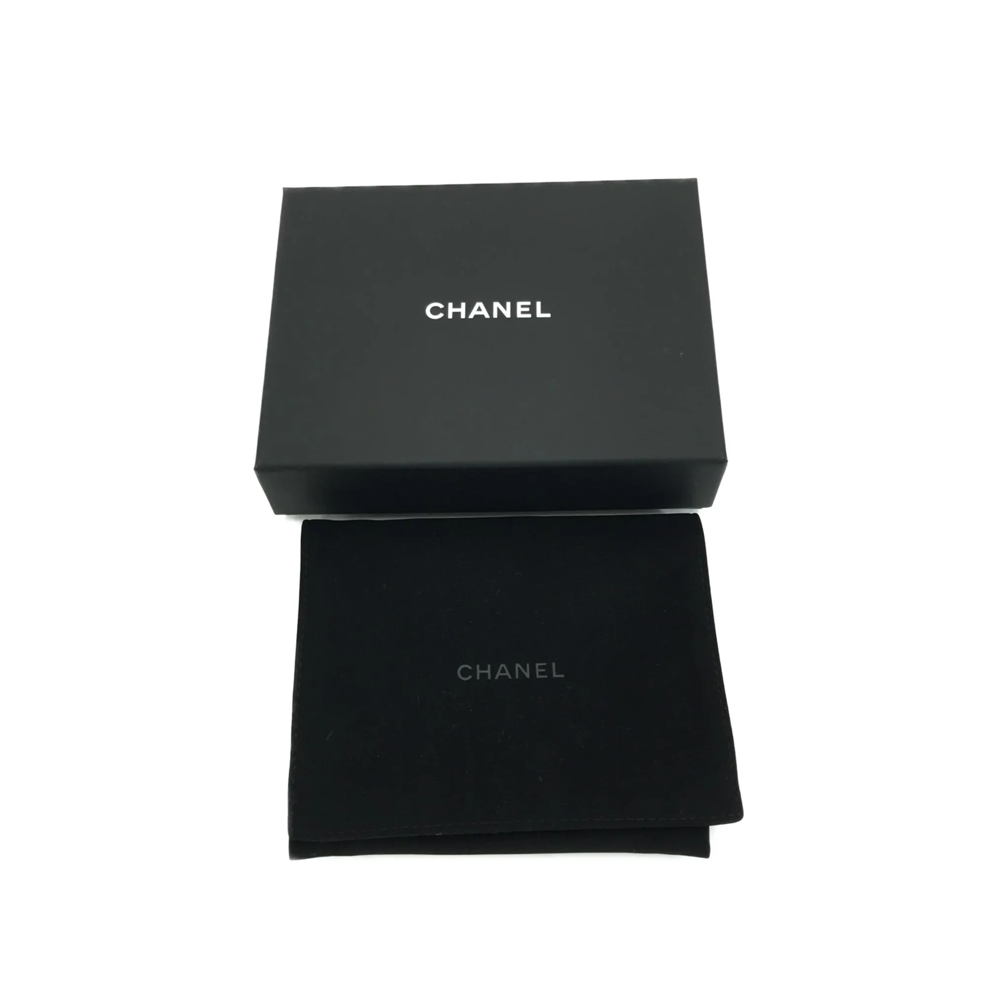 CHANEL Classic Flap Lambskin Card Holder on Chain Crossbody Bag