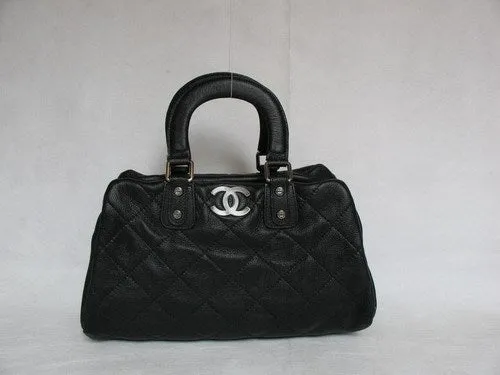 Chanel Dotcor Lambskin Bag Black