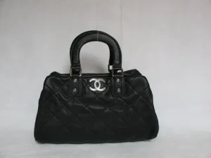 Chanel Dotcor Lambskin Bag Black