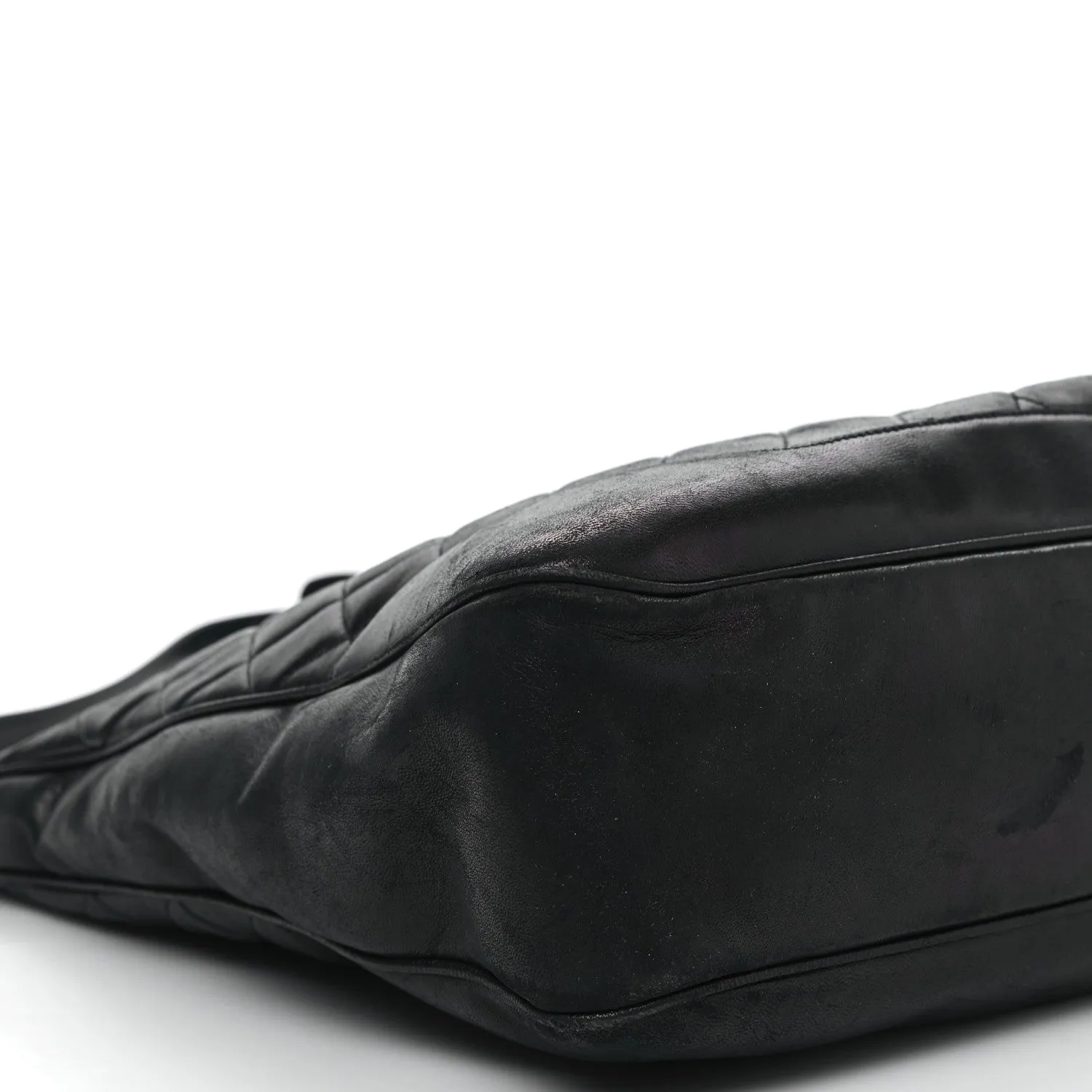 Chanel Lambskin Quilted Cc Shoulder Bag