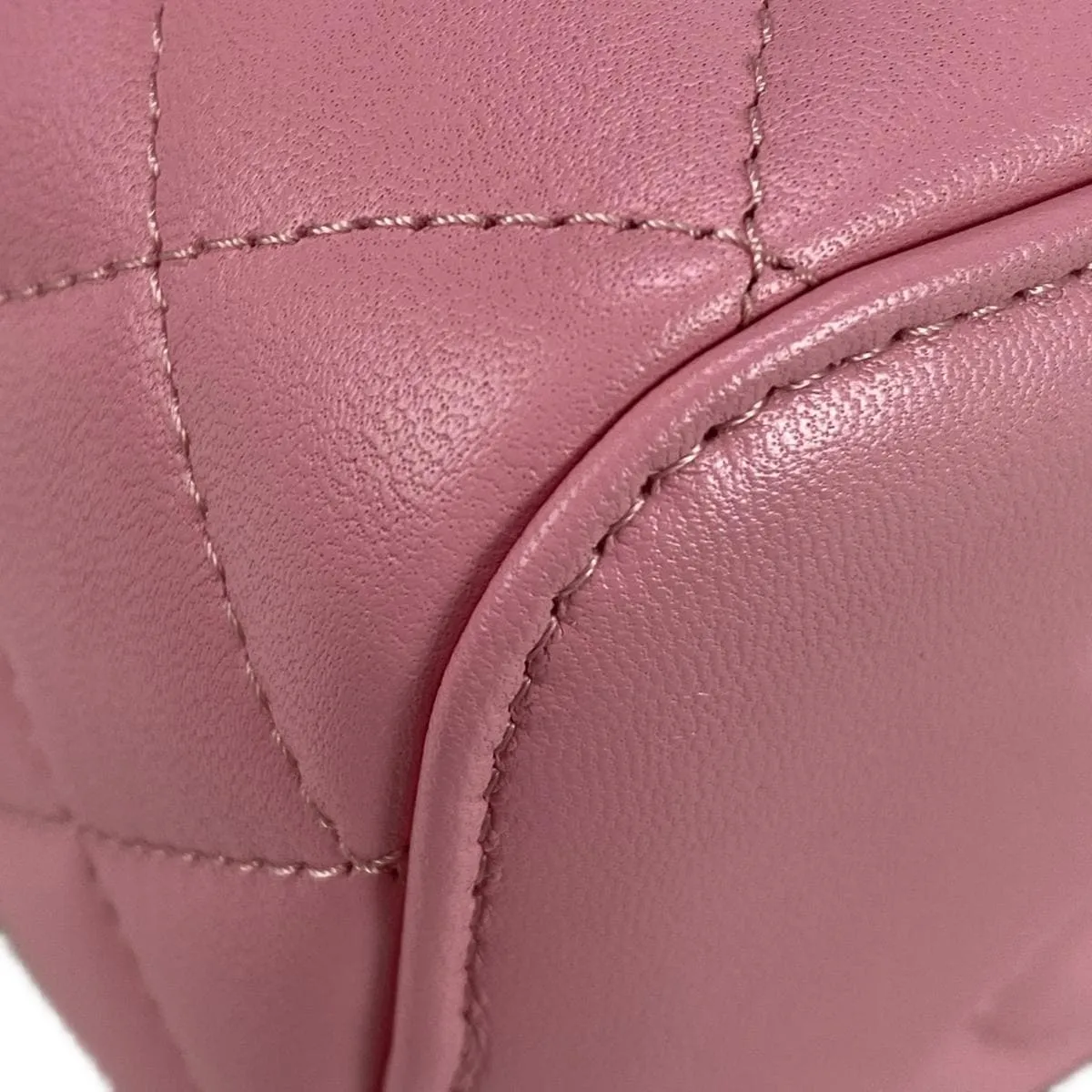 Chanel Pink Vanity Case Top Handle bag