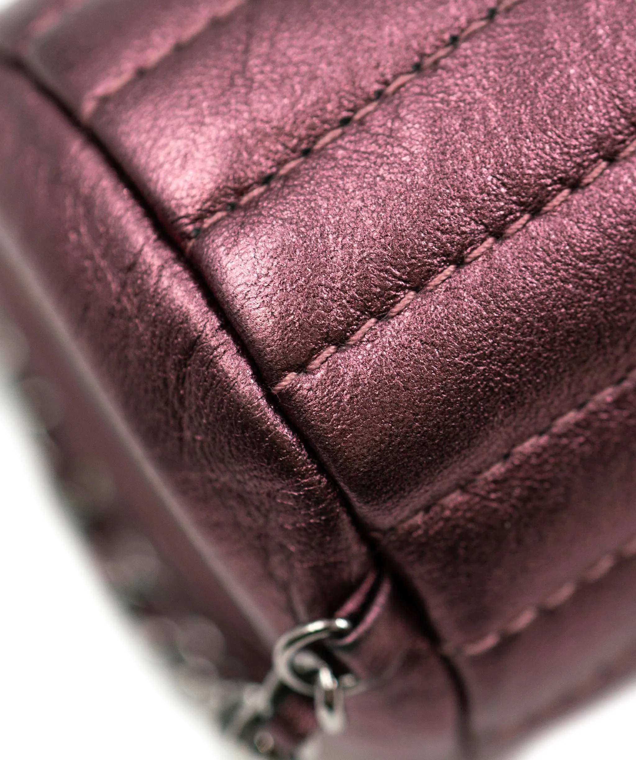 Chanel purple metallic mini Papillion bag AGL2339