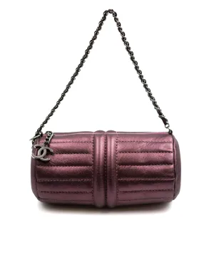 Chanel purple metallic mini Papillion bag AGL2339