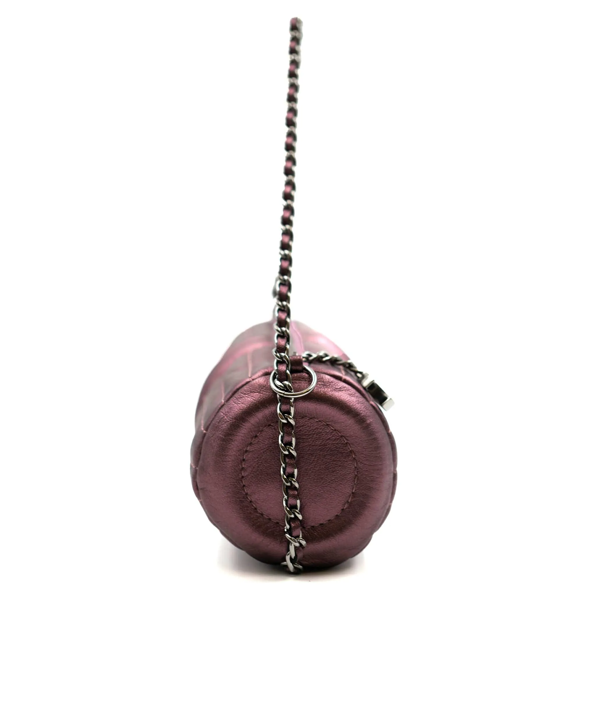 Chanel purple metallic mini Papillion bag AGL2339