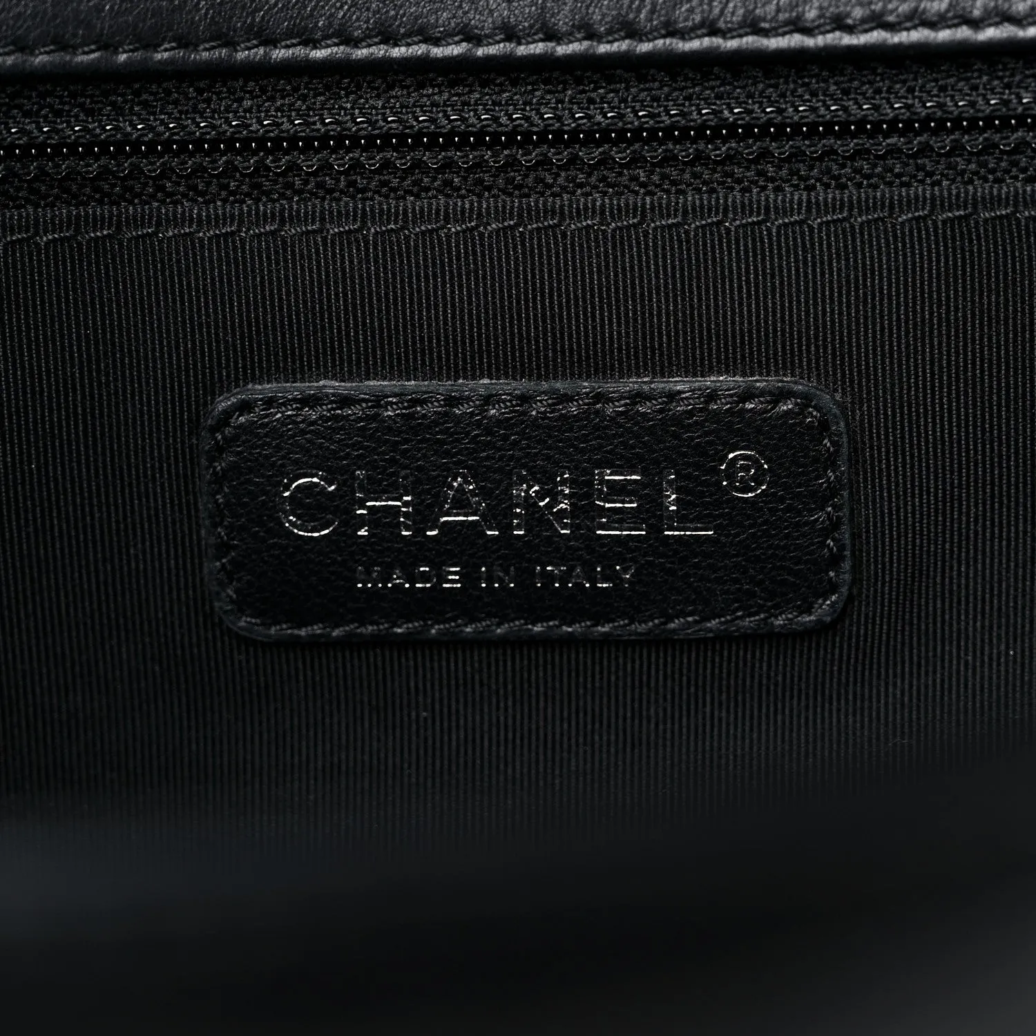 CHANEL QUILTED CALFSKIN LARGE BOY BAG RUTHENIUM HARDWARE
