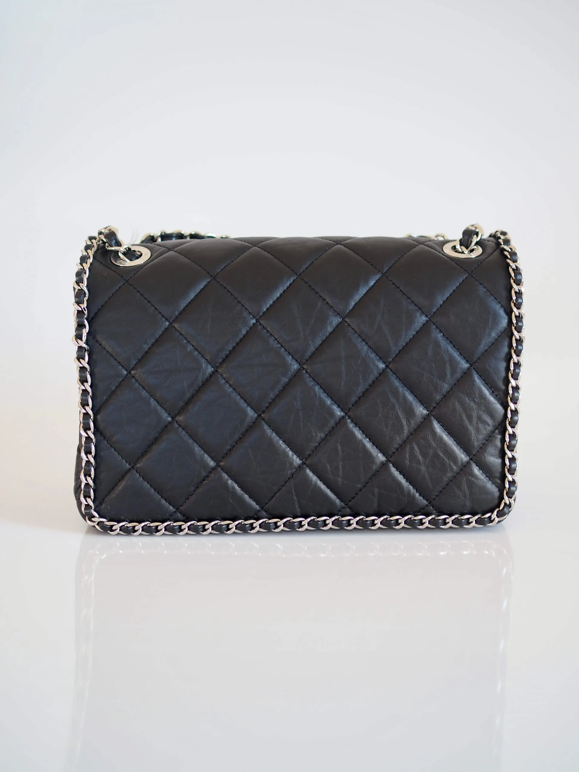 CHANEL RUNNING CHAIN AROUND FLAP BAG MEDIUM