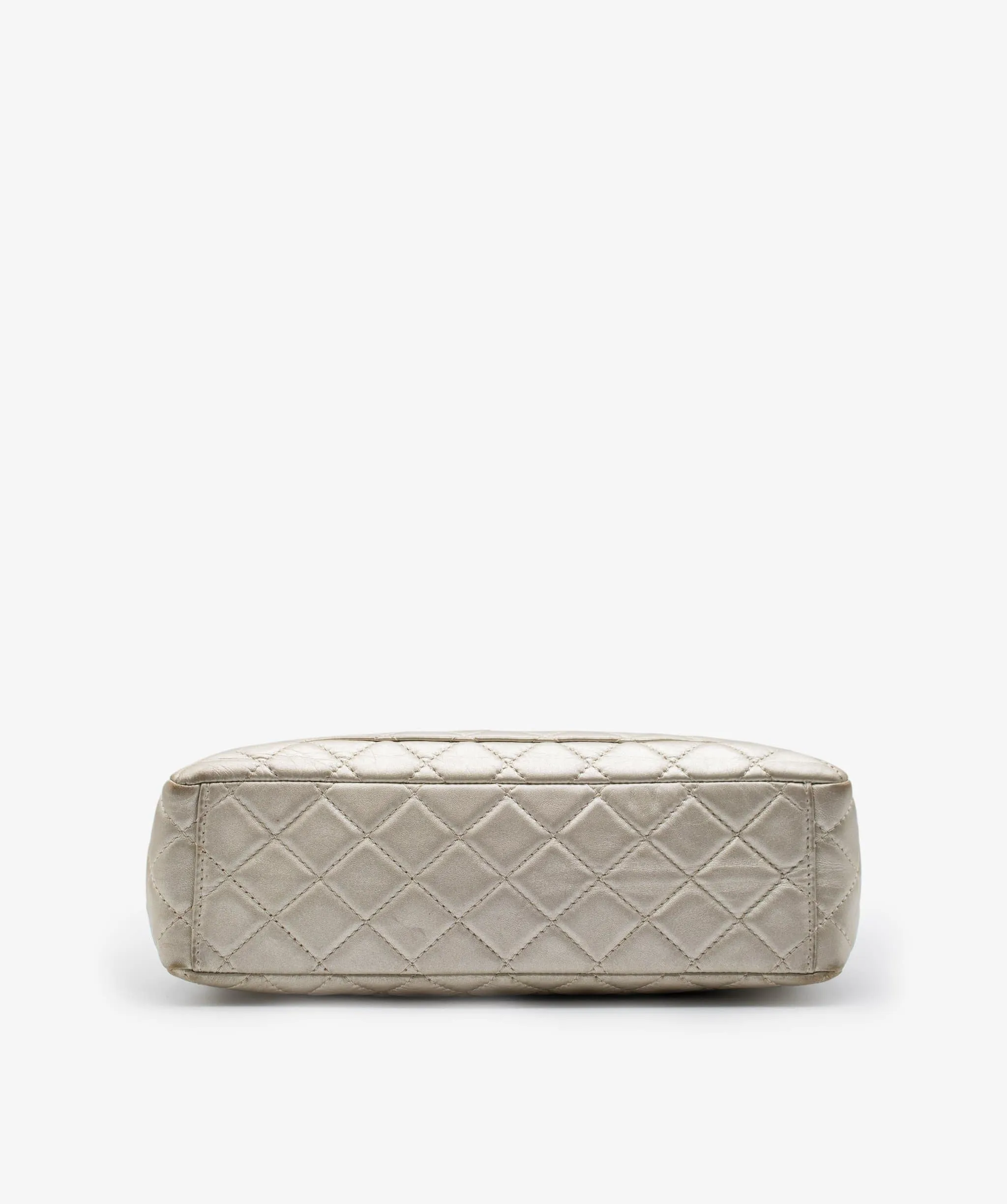Chanel Silver Flap Bag