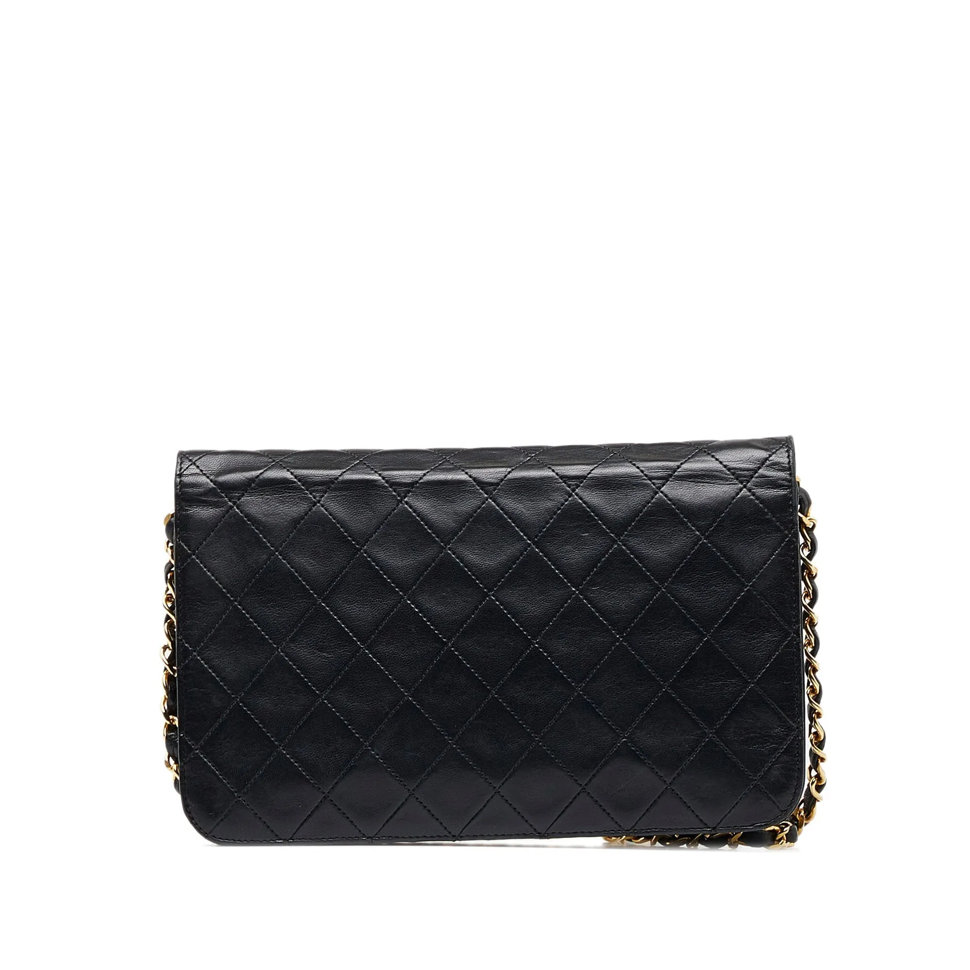 CHANEL Small CC Quilted Full Flap Shoulder Bag