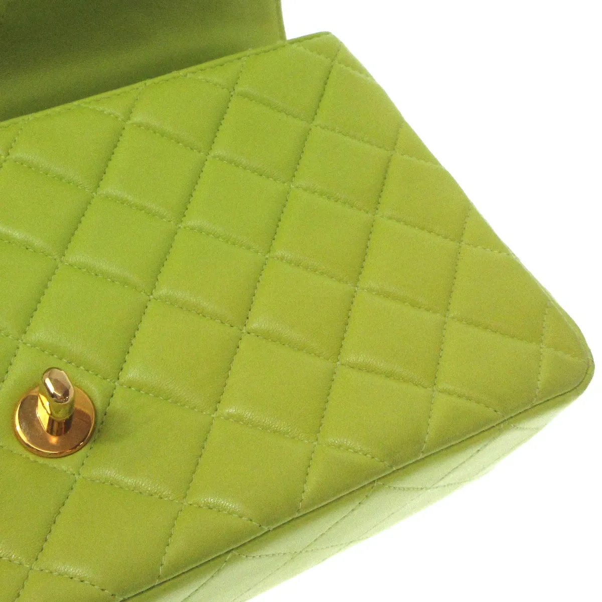 Chanel top handle green Bag