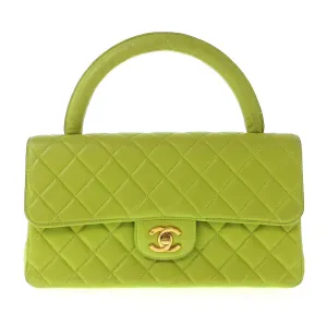 Chanel top handle green Bag