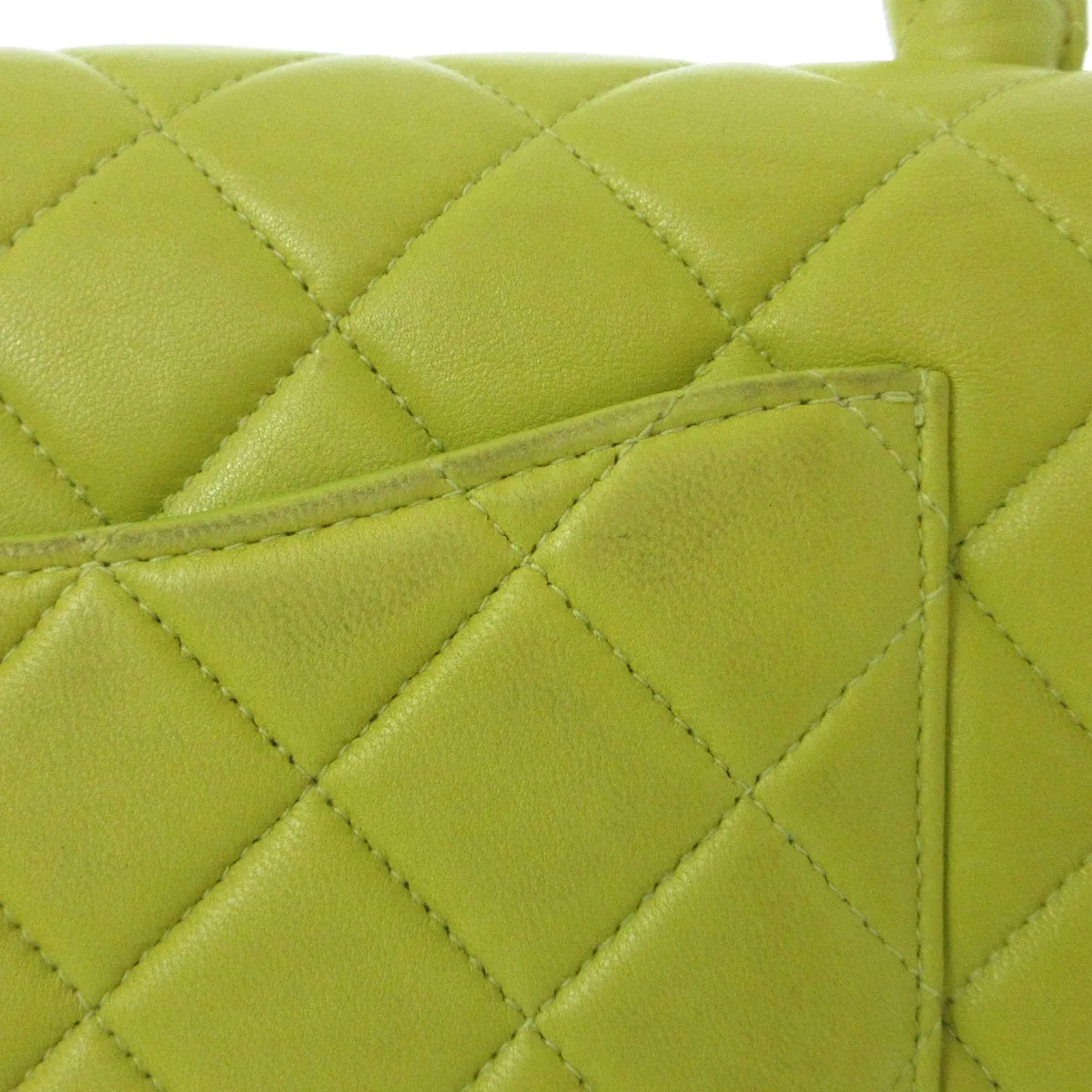 Chanel top handle green Bag