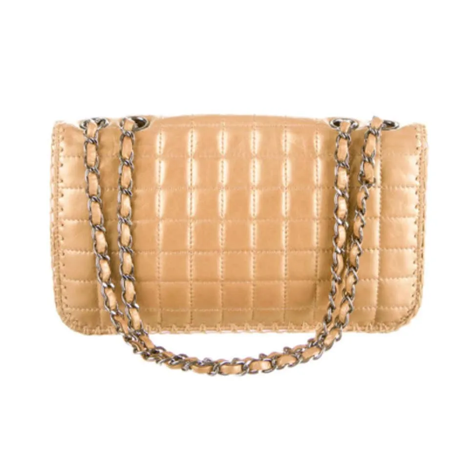 Chanel Vintage Gold Reissue Classic Small Medium Flap Bag