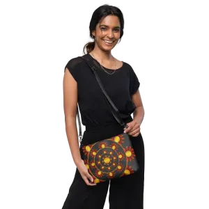 Chic Faux Leather Crossbody Bag Polyester Interior