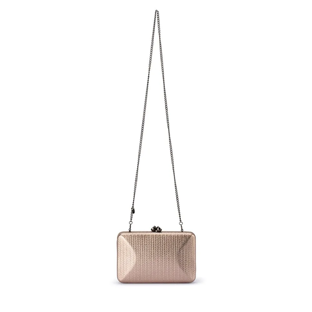 CHICA Metallic Textured Clutch