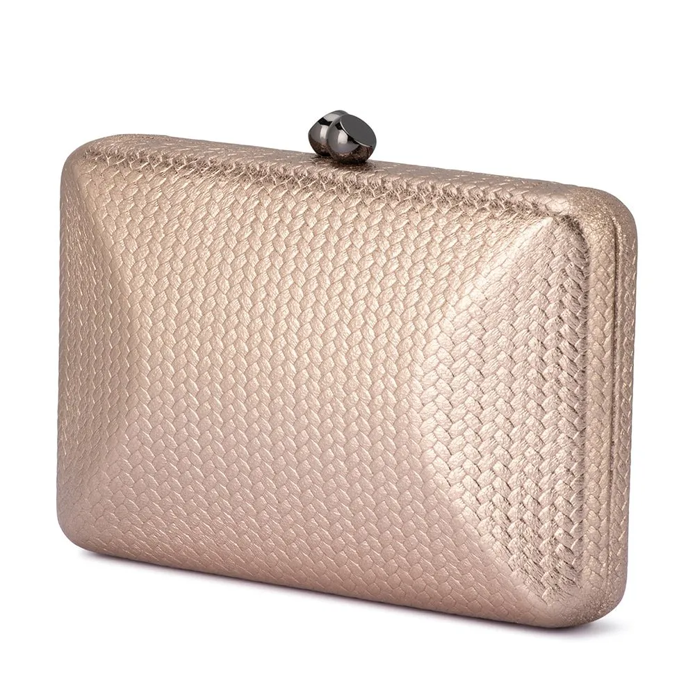 CHICA Metallic Textured Clutch
