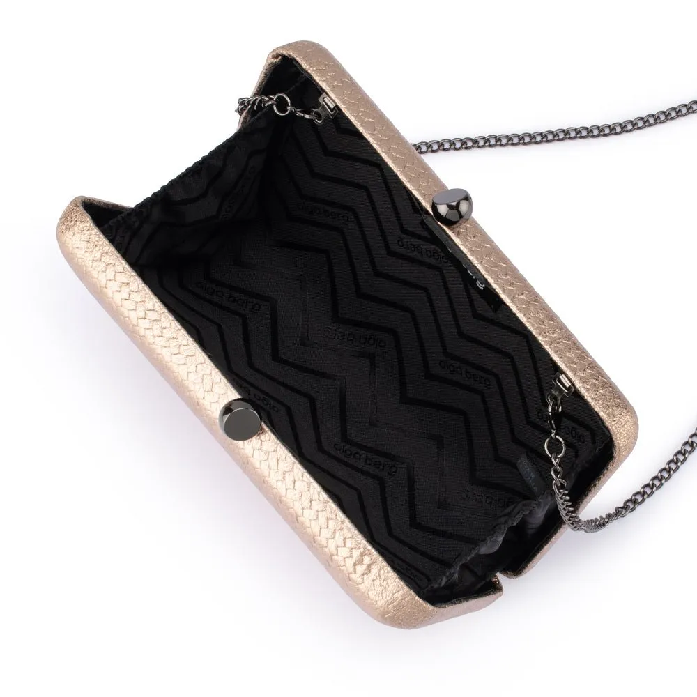 CHICA Metallic Textured Clutch