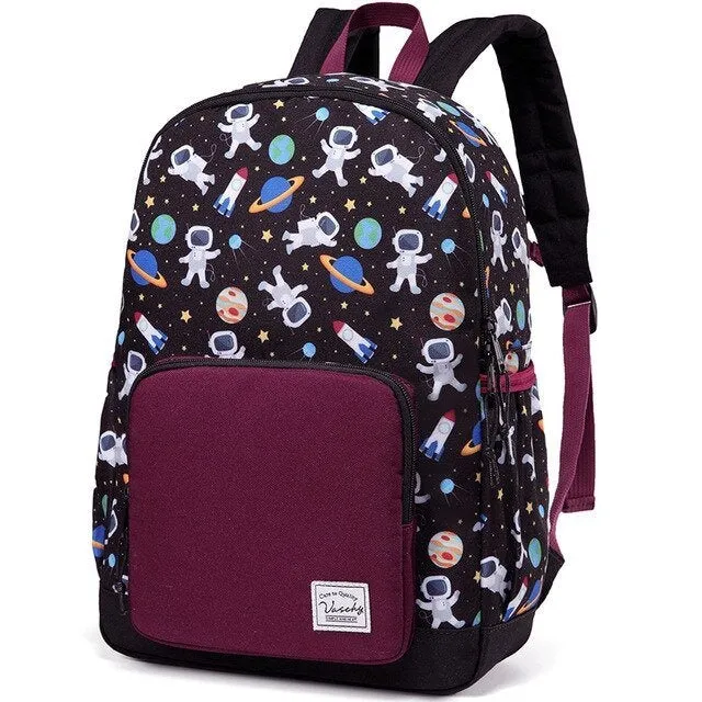 Children Backpack Kids School Bags Kindergarten Preschool Backpack Cartoon Backpack for Girls Boys With Chest Strap