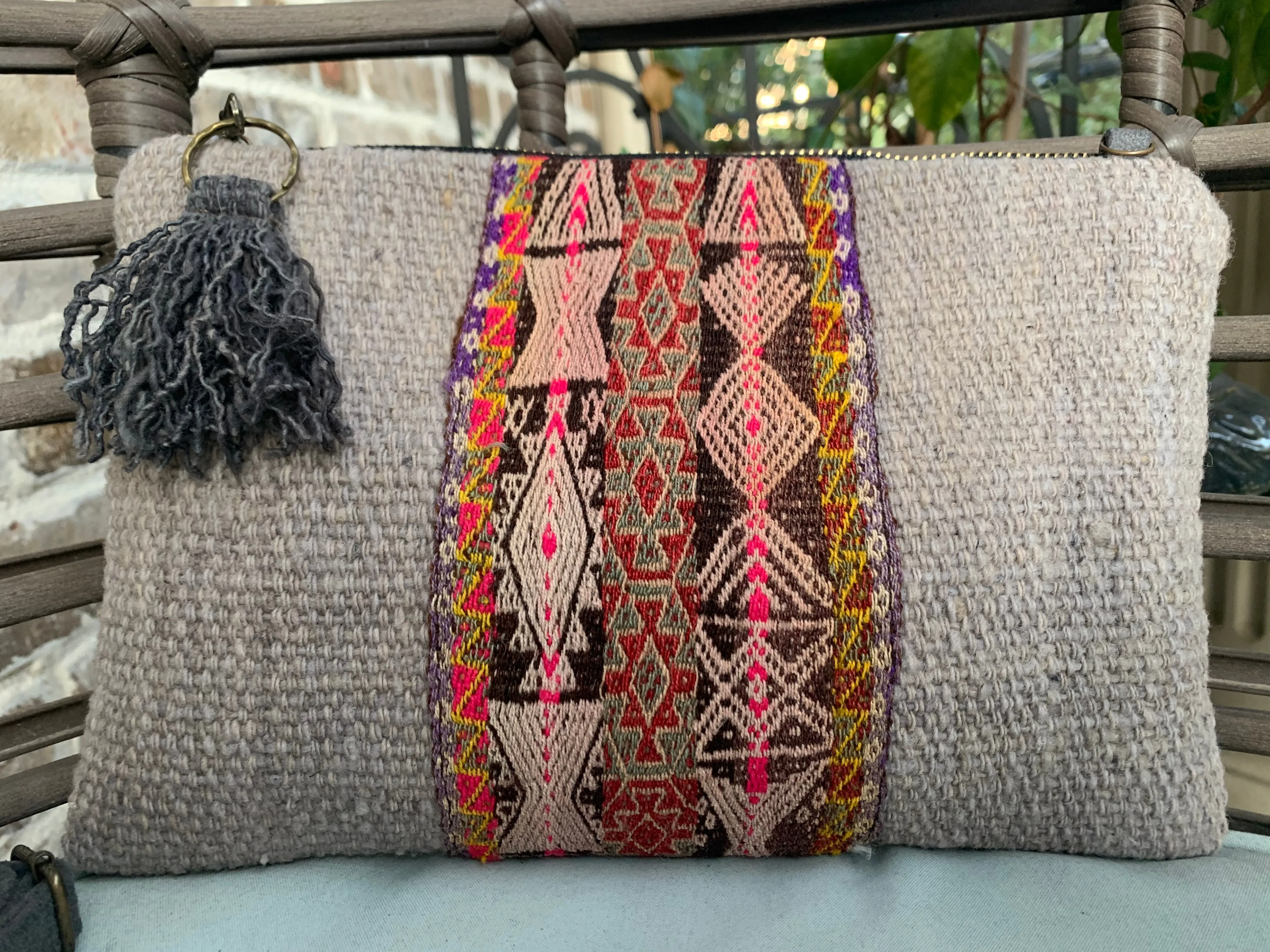 Cinturon Convertible Bag in Silver Grey (MORE TEXTILES)