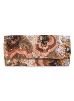 CIRA CLUTCH IN BROWN