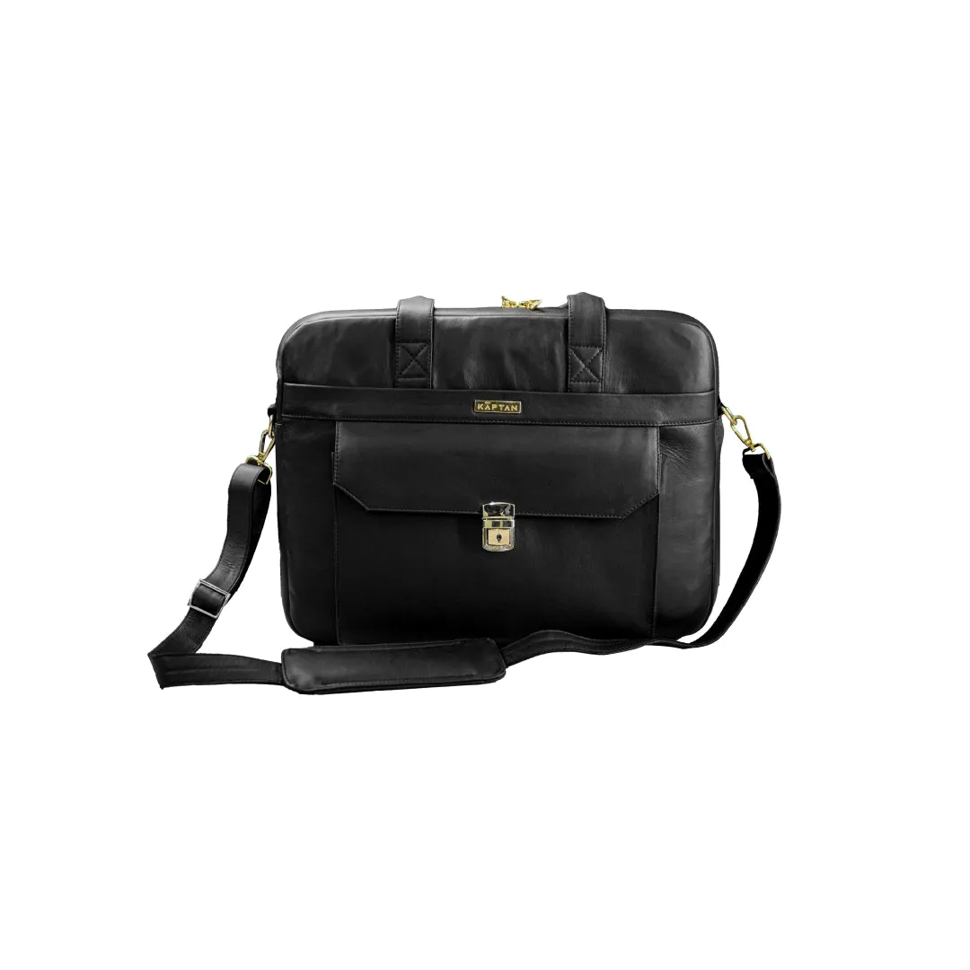 Classic Heritage Leather Briefcase