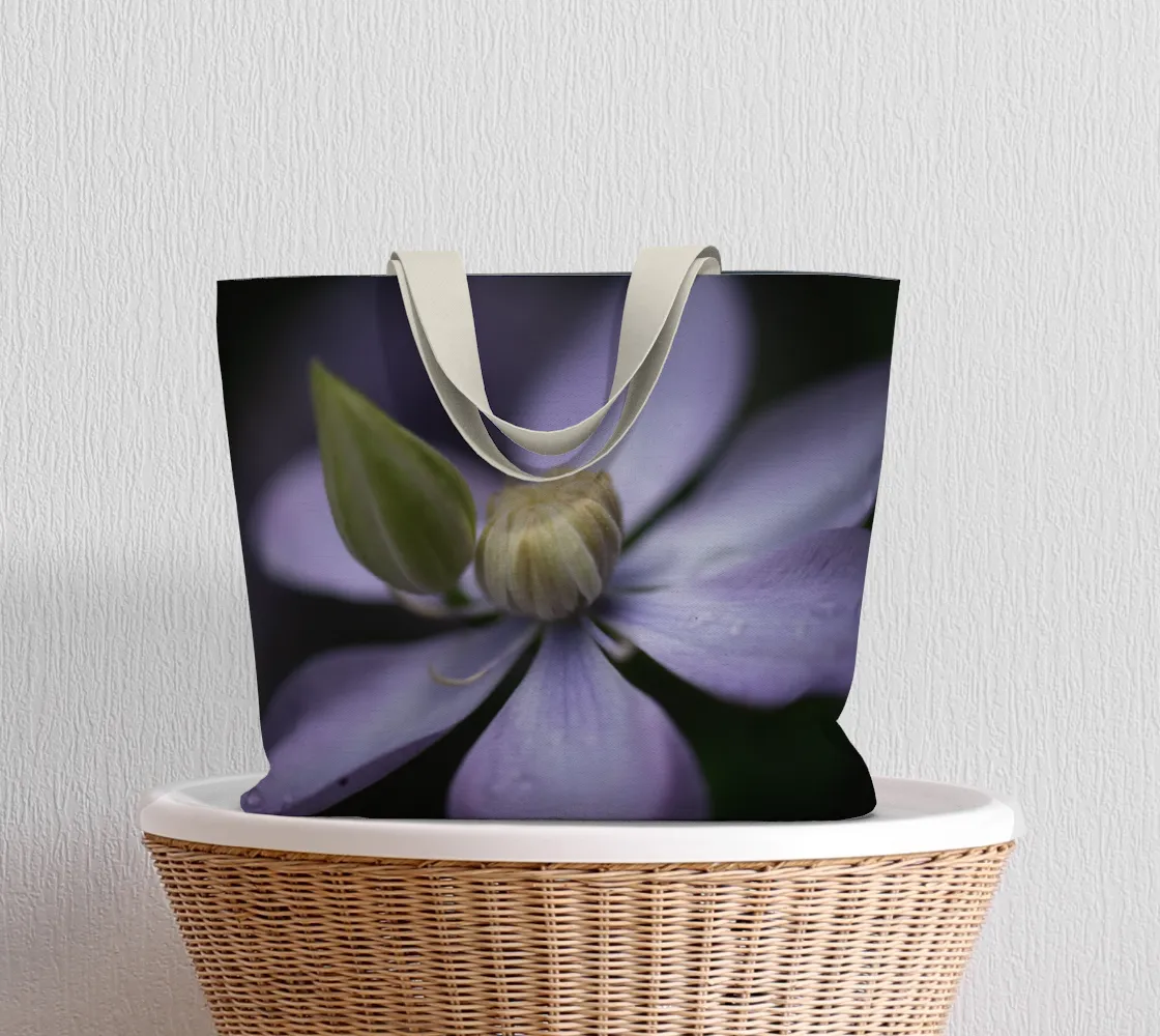 Clematis Taiga Large Market Tote