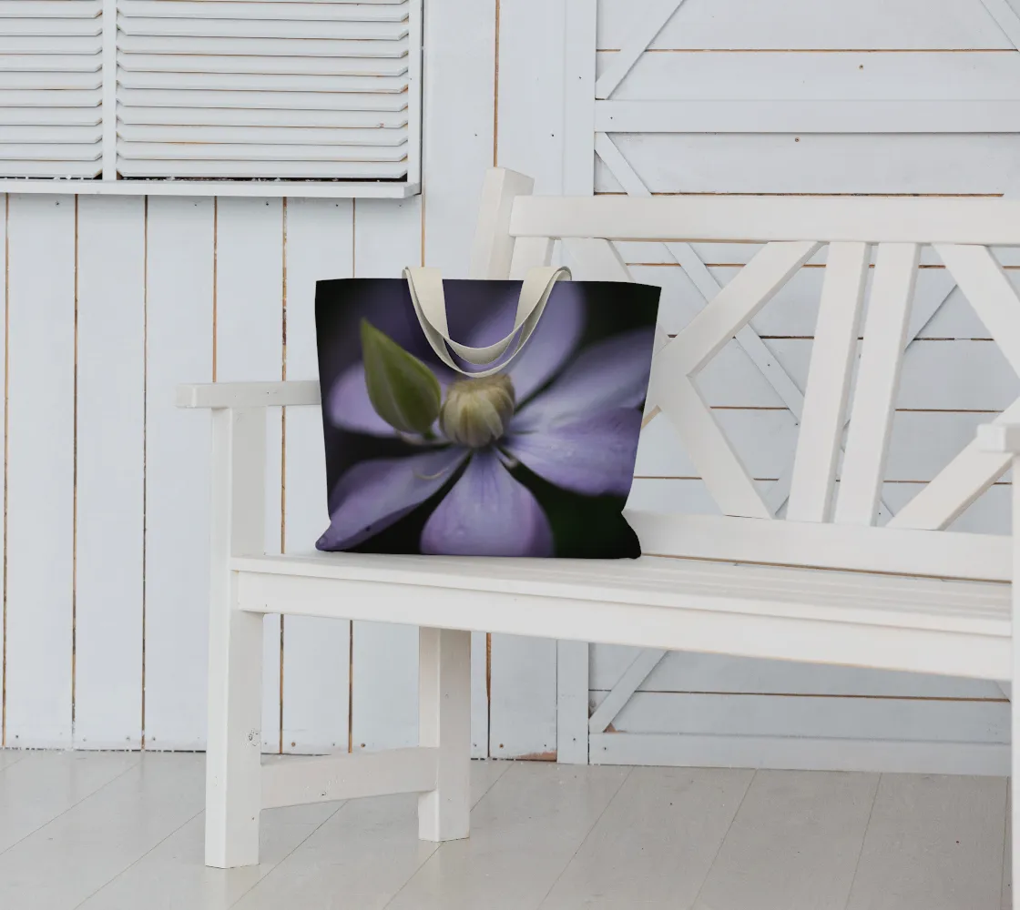 Clematis Taiga Large Market Tote