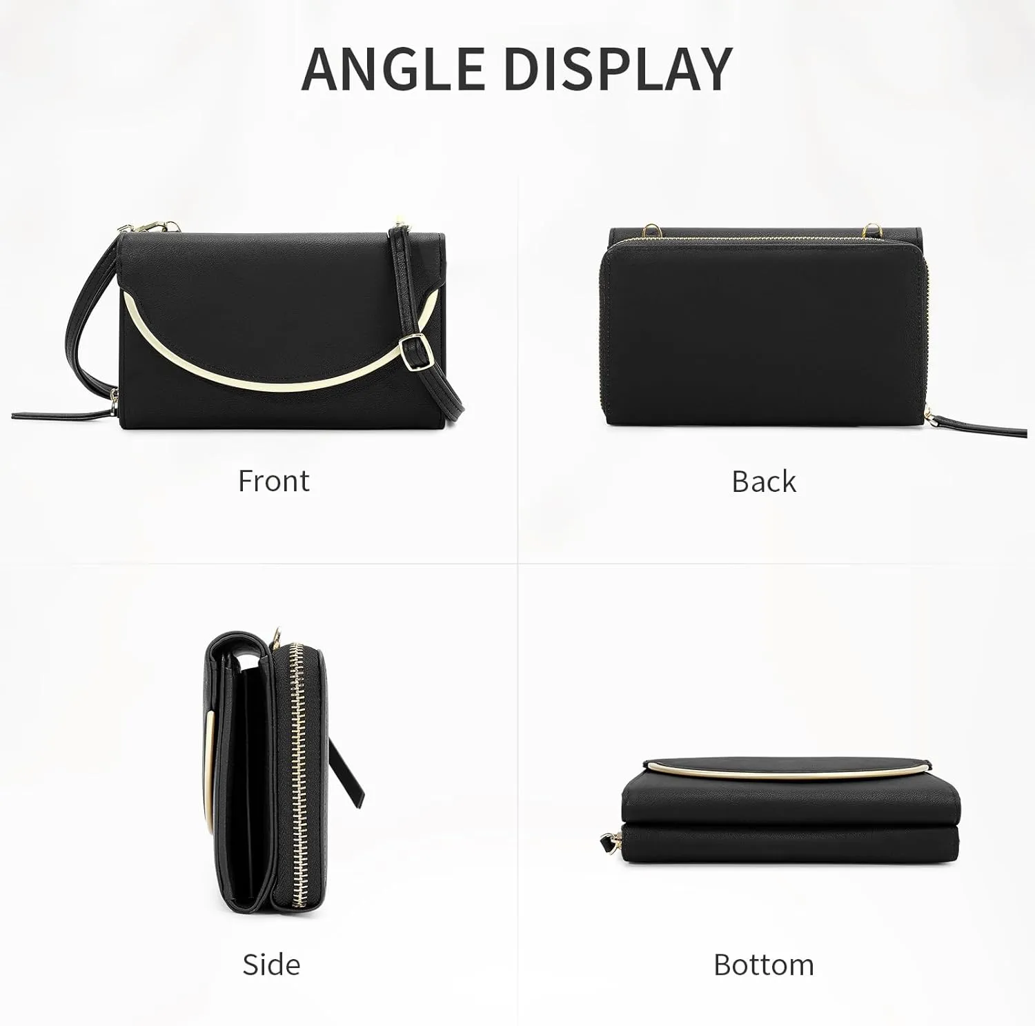 Clutch Purses for Women Small Crossbody Shoulder Pack Formal Party Handbag Wedding Purses Cocktail Prom Clutches