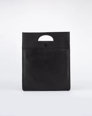 Collette Foldover Clutch | Black