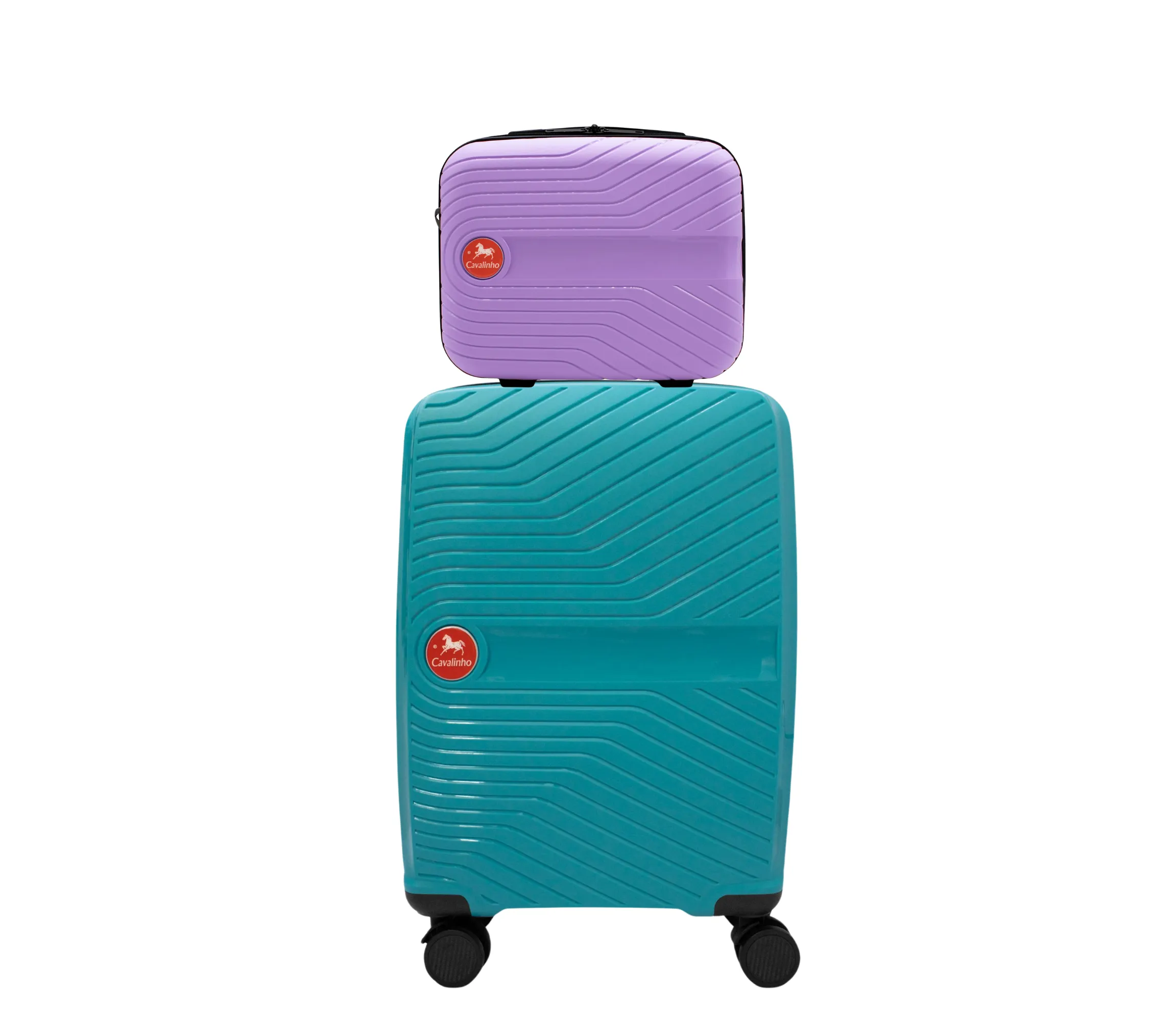 Colorful 2 Piece Luggage Set (15" & 19")