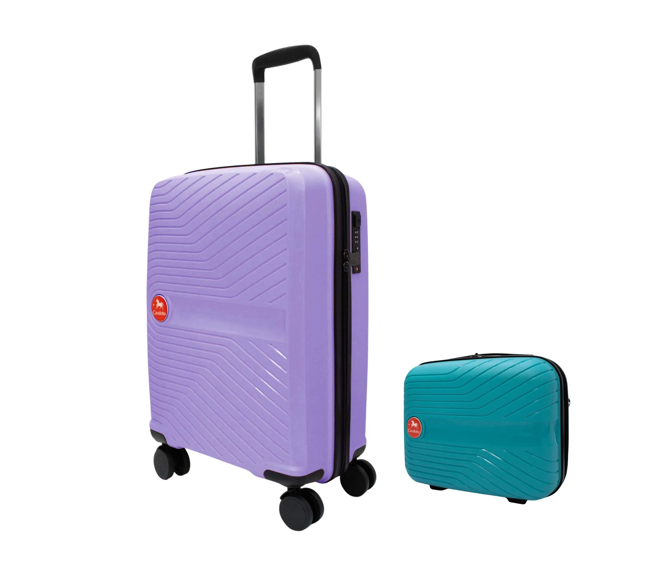 Colorful 2 Piece Luggage Set (15" & 19")
