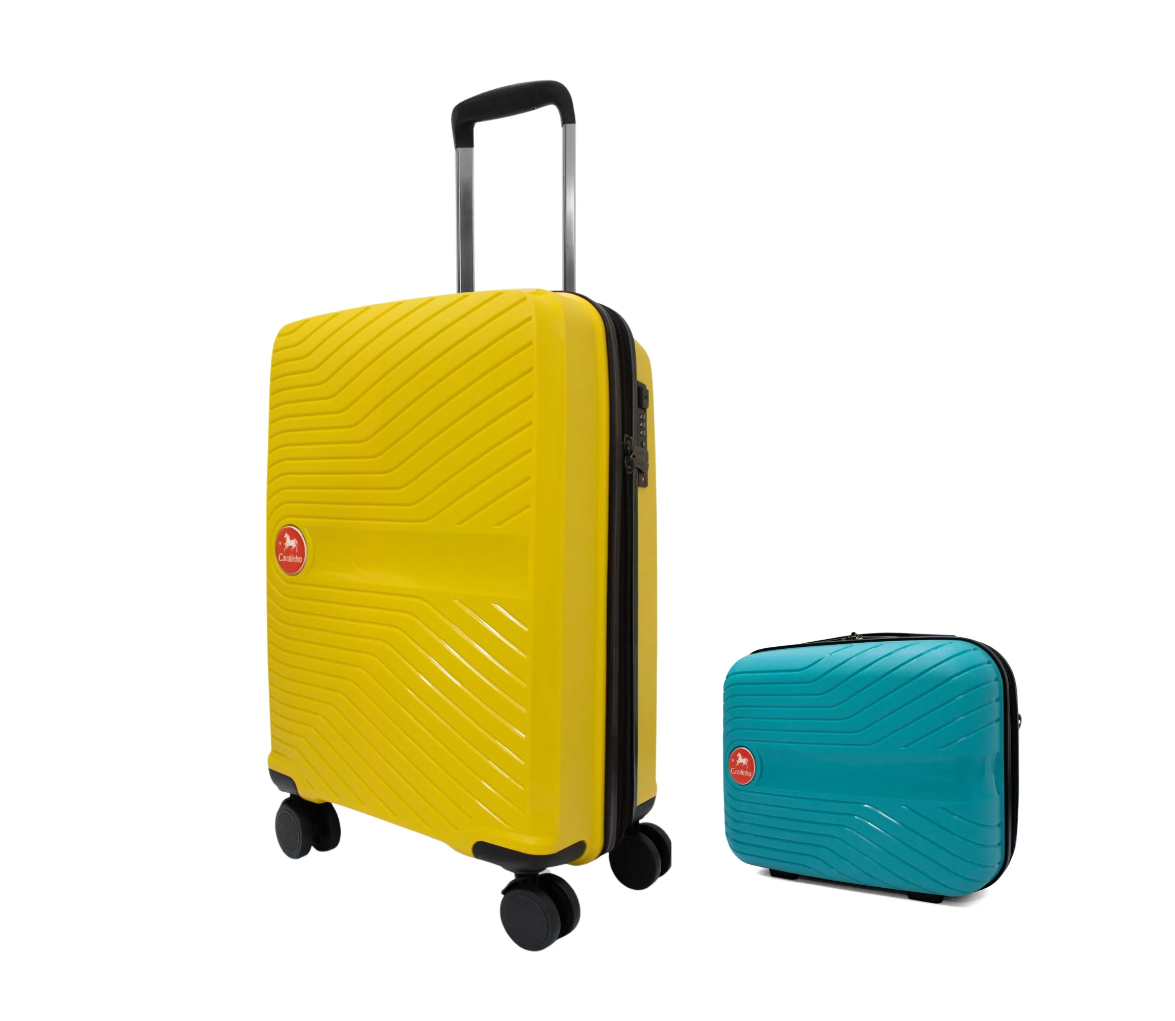 Colorful 2 Piece Luggage Set (15" & 19")