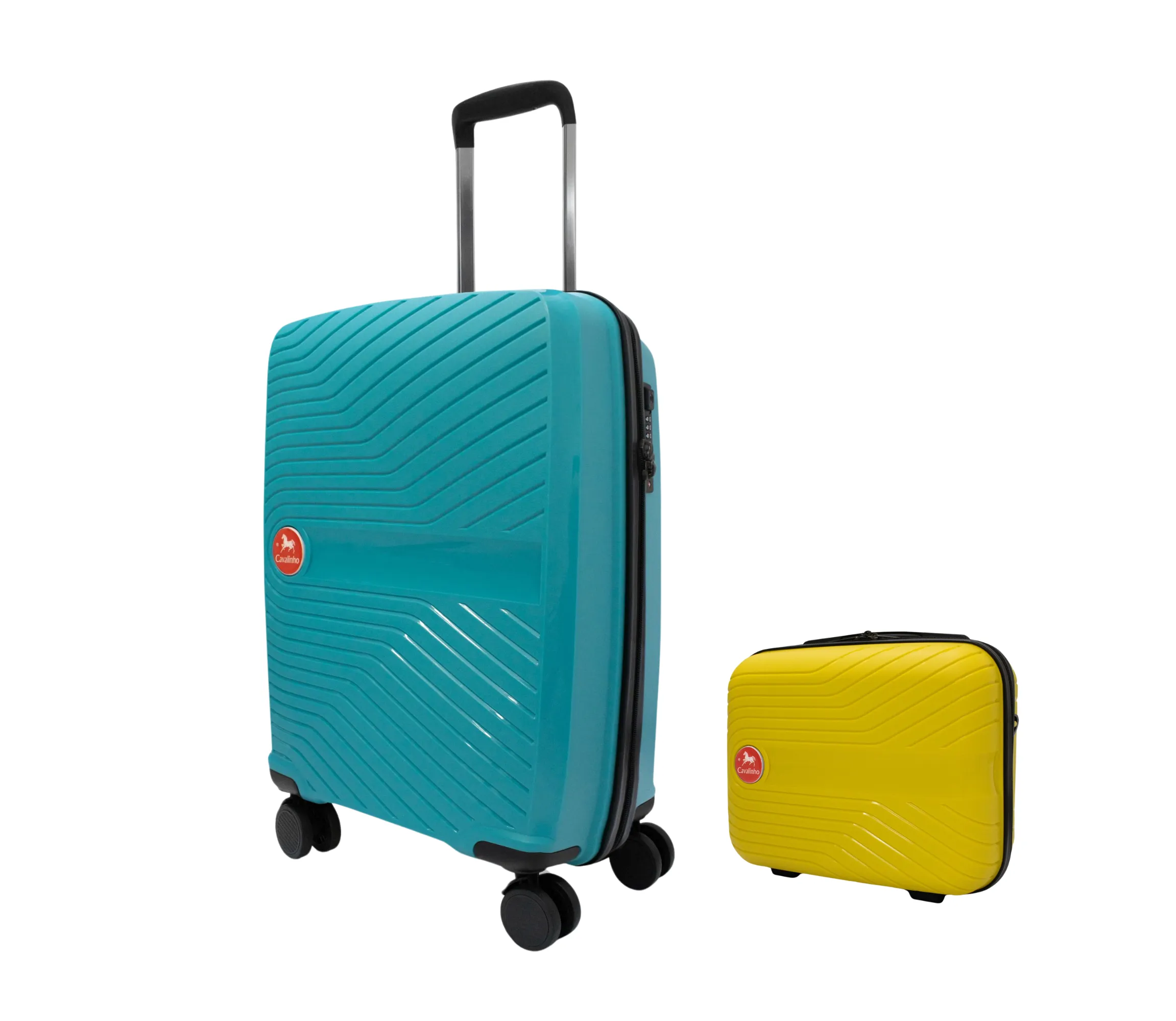 Colorful 2 Piece Luggage Set (15" & 19")