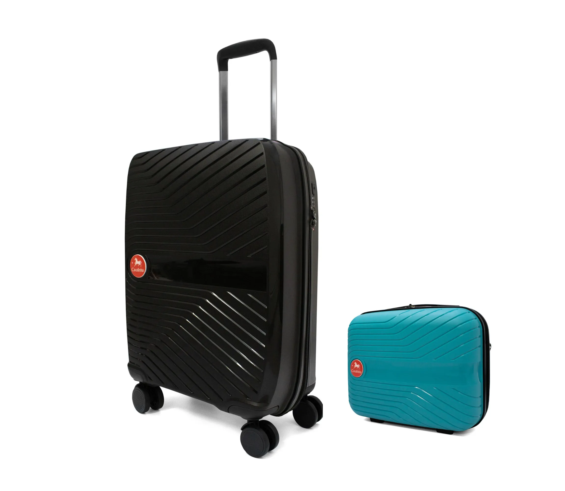 Colorful 2 Piece Luggage Set (15" & 19")