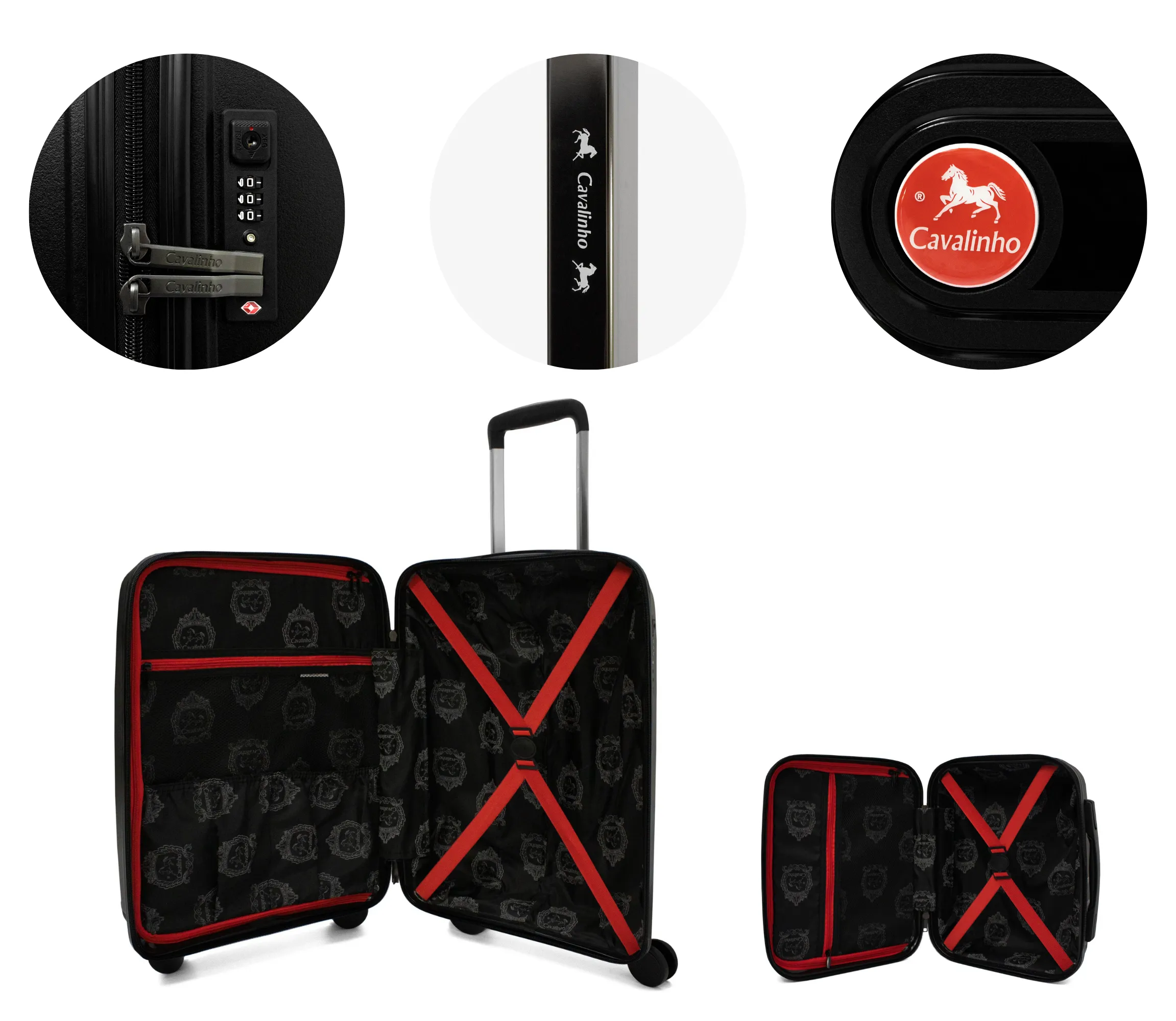 Colorful 2 Piece Luggage Set (15" & 19")