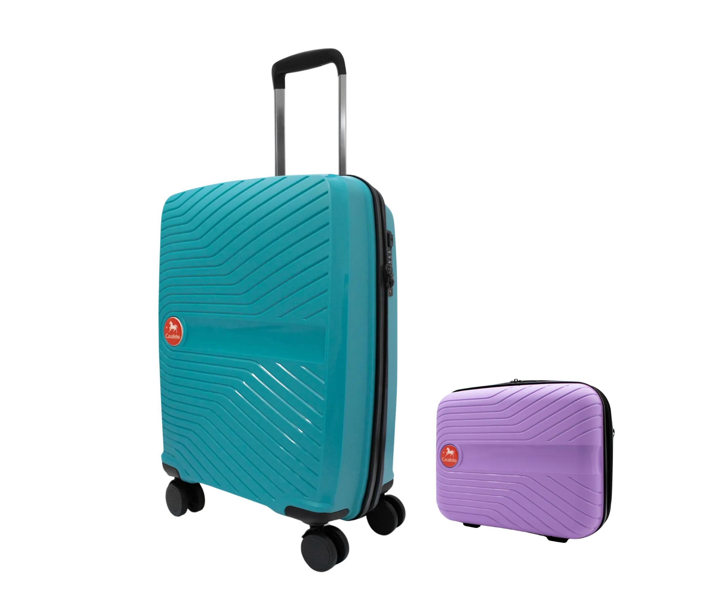 Colorful 2 Piece Luggage Set (15" & 19")