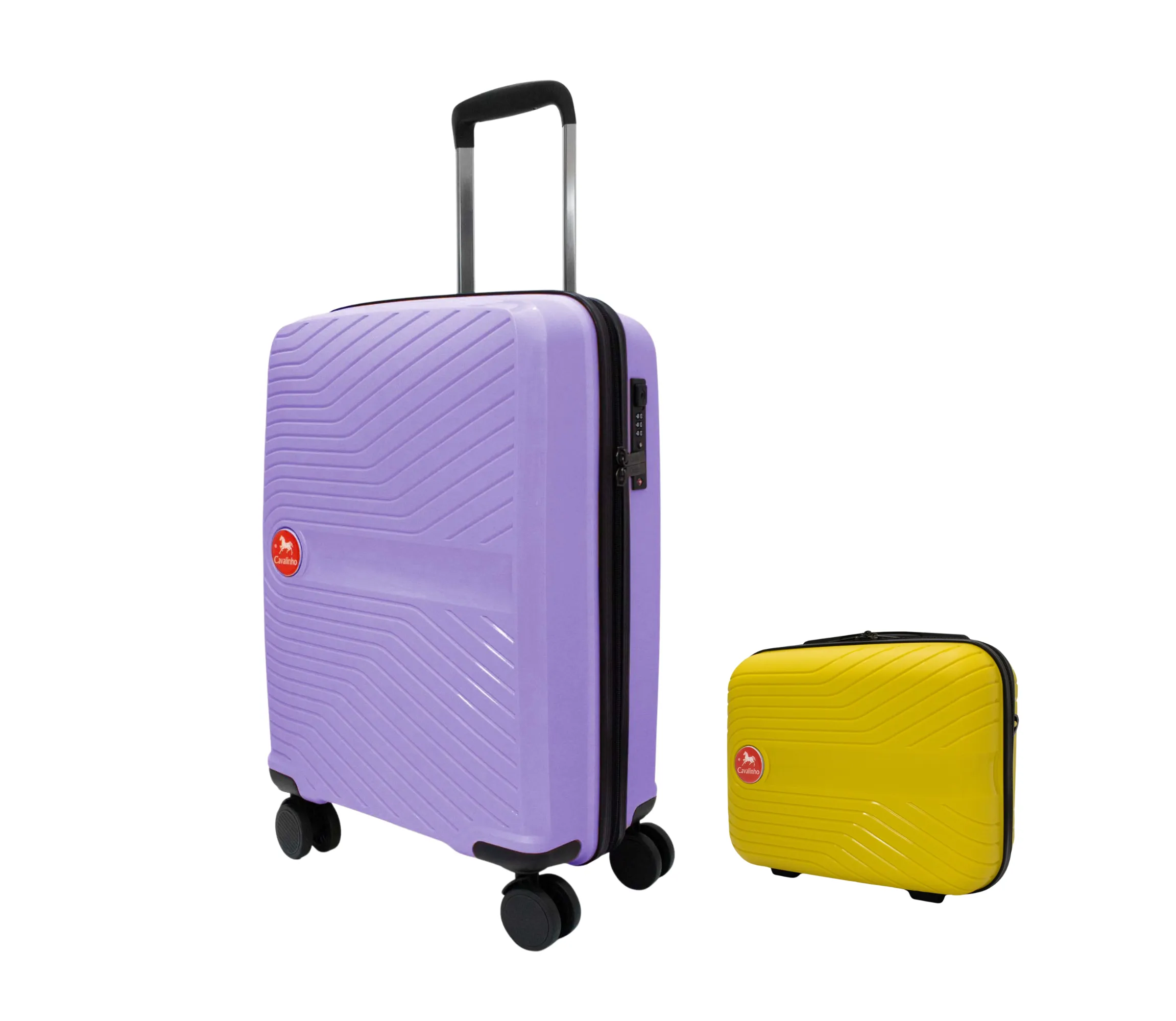 Colorful 2 Piece Luggage Set (15" & 19")
