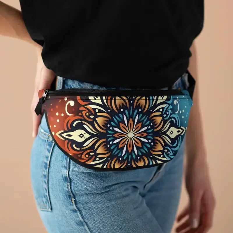 Colorful Mandala Fanny Pack Festival Vibes