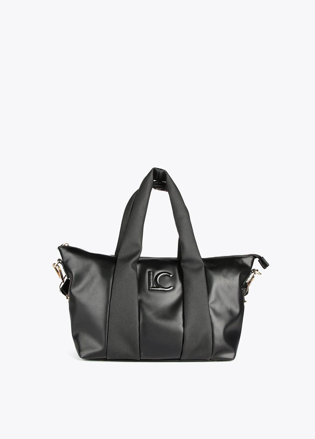 Contrast textured bowling bag